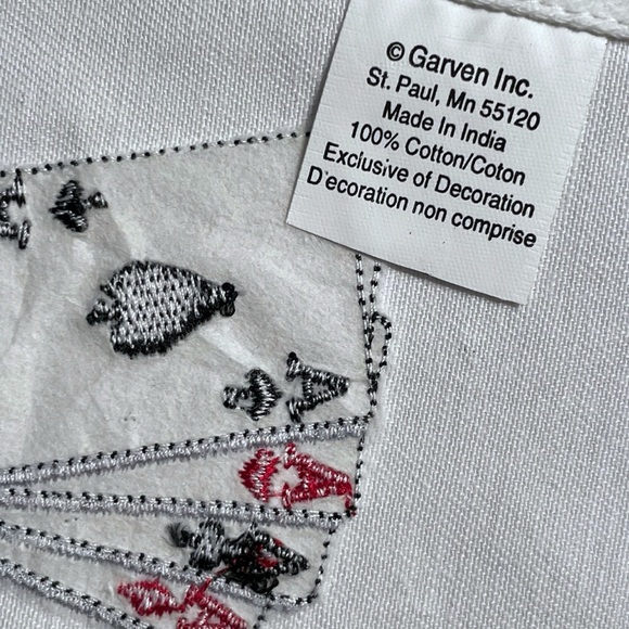 NWT RARE Vintage Cocktail Napkin Set Of 4 “Deck Of Cards” 100% Cotton - Picture 6 of 8